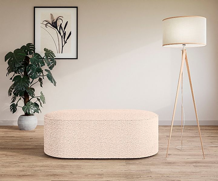 OTTO home Polsterhocker "EIVIND Sitzhocker, Maße: B/T/H: 142/70/48 cm" auch günstig online kaufen