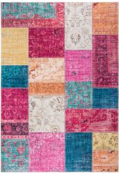 LUXOR living Teppich "Prima 2" rechteckig 7 mm Höhe Kurzflor, Patchwork Mus günstig online kaufen