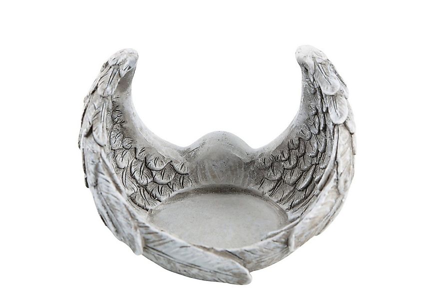 Logbuch-Verlag Dekofigur Grabkerzenhalter Engelsflügel groß 13,5 cm wetterf günstig online kaufen