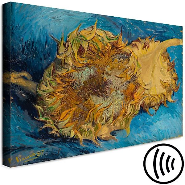 Bild auf Leinwand Ripe Sunflowers (1 Part) Wide XXL günstig online kaufen
