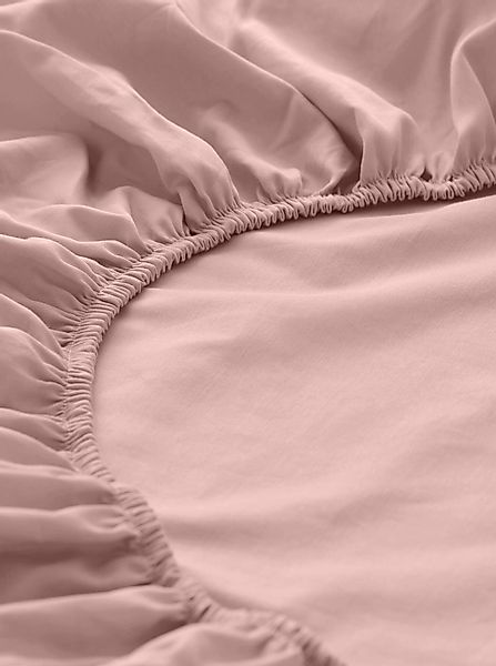 hessnatur Jersey Spannbettlaken aus Bio-Baumwolle - rosa - Größe 90-100x200 günstig online kaufen