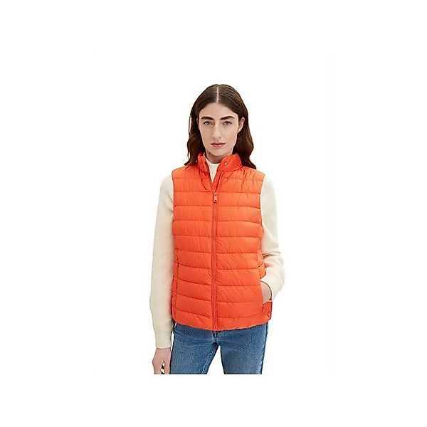 TOM TAILOR Jerseyweste Damen Weste für Damen in rot (1-tlg) günstig online kaufen