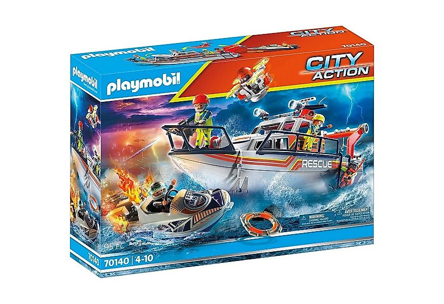 Playmobil® City Action 70140 Seenot: Löscheinsatz mit Rettungskreuzer Schne günstig online kaufen