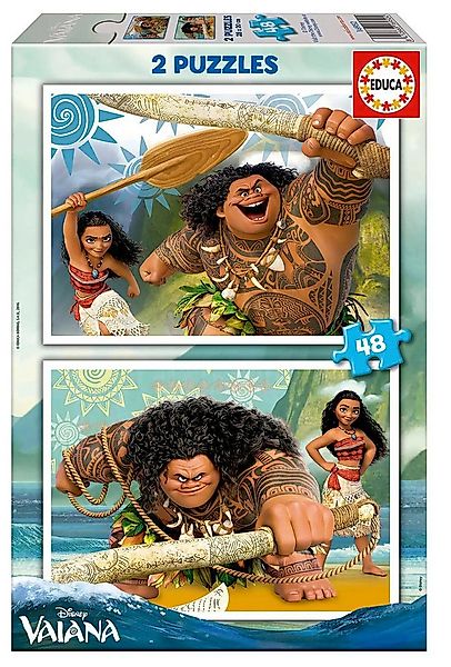 Hutter Trade Selection Puzzle Educa - Disney - Vaiana - Puzzle 2x48 Teile, günstig online kaufen