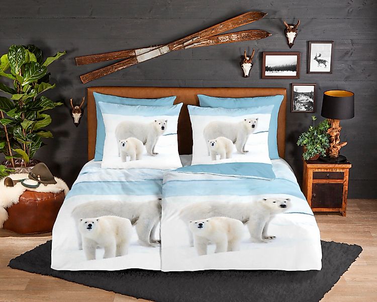 good morning Wendebettwäsche "Care" 2 Stk. Biber, 135x200, Warm, Weich, Wen günstig online kaufen