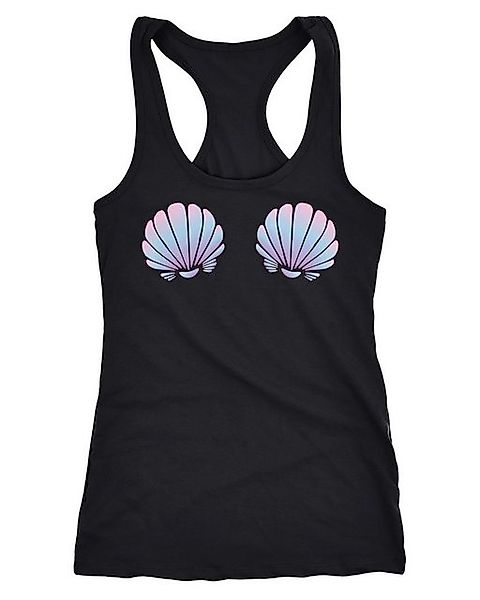 MoonWorks Tanktop Damen Tanktop Meerjungfrau Mermaid Nixe Muschel BH Faschi günstig online kaufen