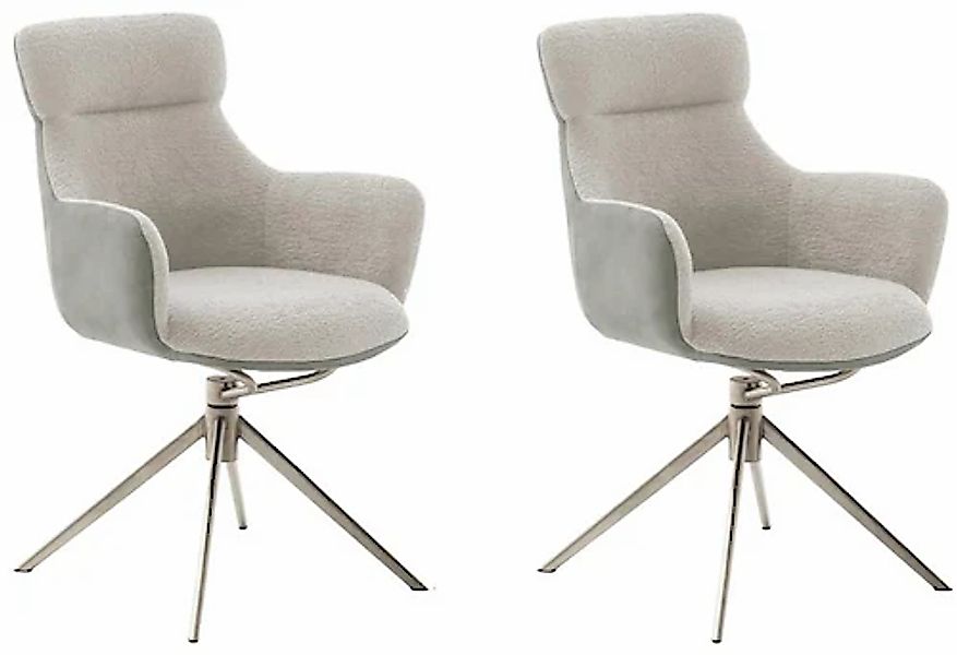 MCA furniture Esszimmerstuhl, Feingewebe, (2er-Set), drehbar 360°, Dreh- & günstig online kaufen