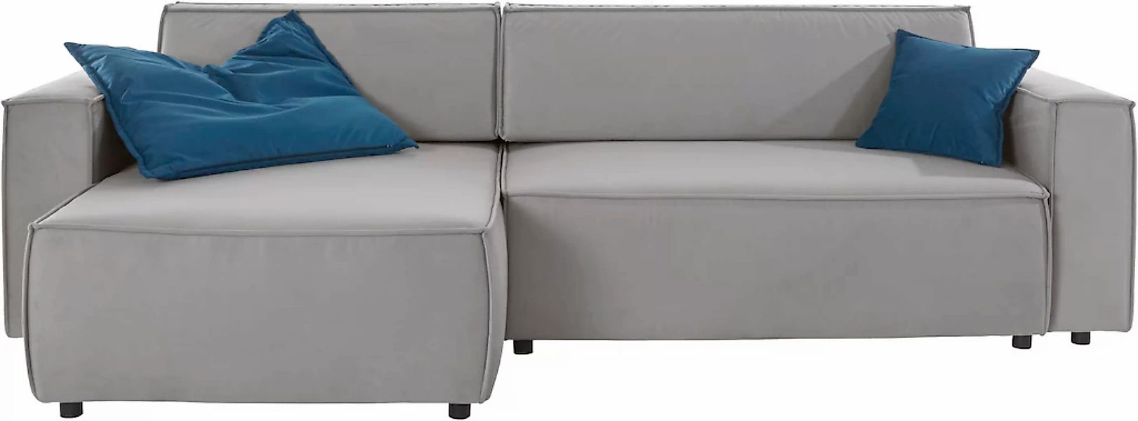 INOSIGN Ecksofa »Marva L-Form«, incl. Bettfunktion und Bettkasten, Federker günstig online kaufen