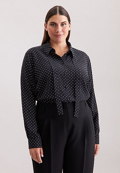 seidensticker Klassische Bluse Schwarze Rose 1/1 Druck günstig online kaufen