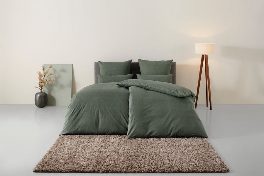 Home affaire Bettwäsche "Melli" 2 Stk. tlg. Bettwäsche aus Baumwolle, Leine günstig online kaufen