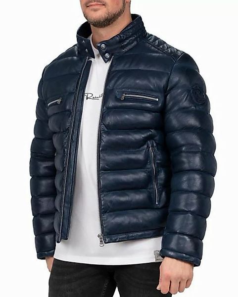 Reichstadt Bomberjacke Reichstadt Herren Bomber Echtleder Jacke RS016 Black günstig online kaufen