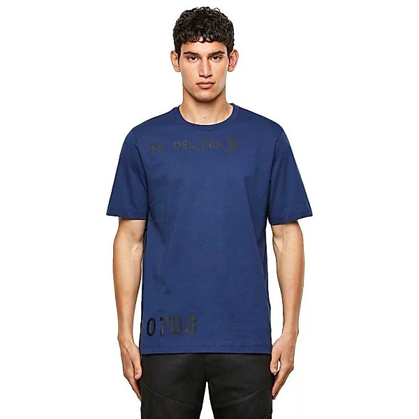 Diesel Just A42 Kurzärmeliges T-shirt S Blue günstig online kaufen