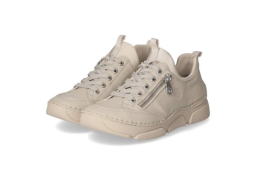 Rieker Rieker 45973-60 Damen Textil & Synthetik beige Schnürschuh günstig online kaufen