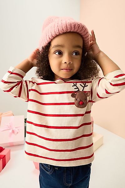 Next Langarmshirt Langärmliges Top mit Applikation günstig online kaufen