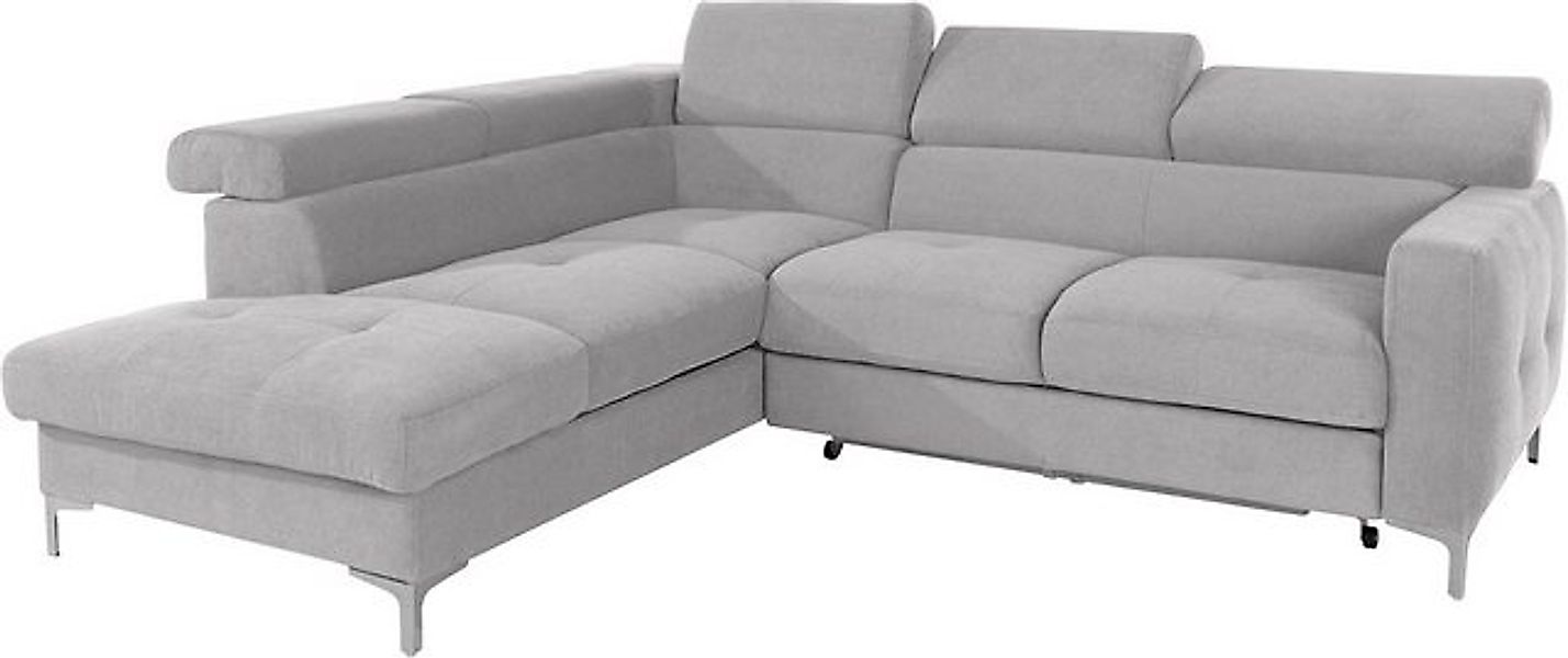COTTA Polstergarnitur Sammy L-Form, (Set), Set bestehend aus: Ecksofa mit K günstig online kaufen