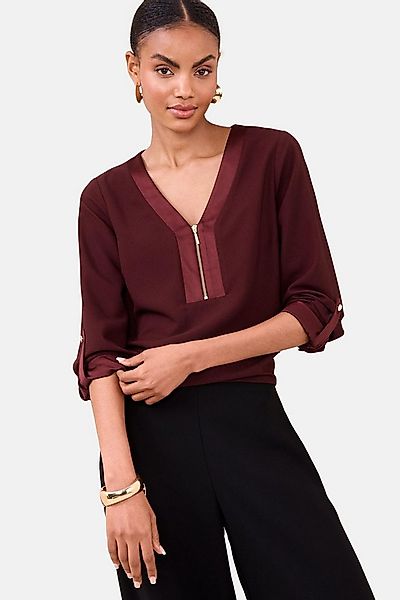 LIPSY Schlupfbluse Lipsy Oberteil mit Front-Reißverschluss, Regular (1-tlg) günstig online kaufen