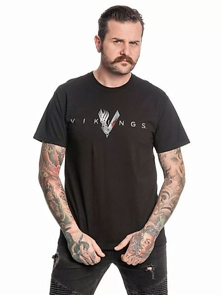 Vikings Welcome Herren T-Shirt schwarz günstig online kaufen