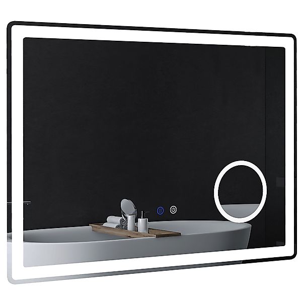 Kleankin Spiegel LED Badezimmerspiegel, Badspiegel mit günstig online kaufen