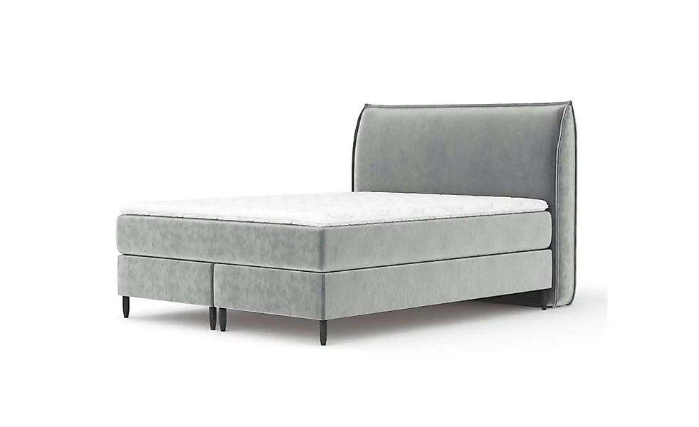 Boxspringbett   ¦ grau ¦ Maße (cm): B: 151 H: 125 Betten > Komfortbetten - günstig online kaufen