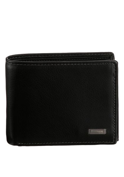 GreenLand Nature Geldbörse Black Nappa, aus günstig online kaufen