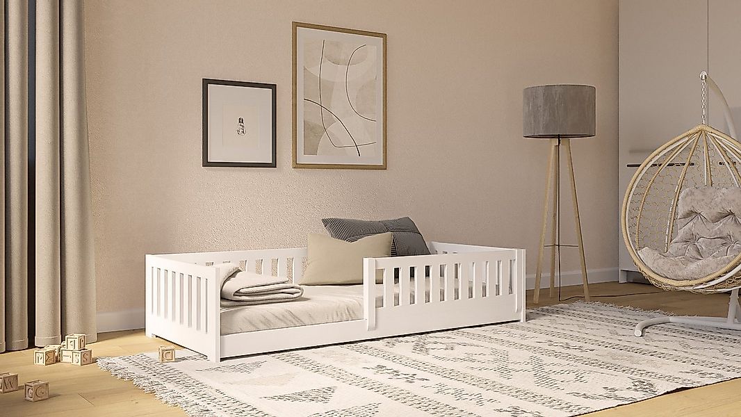 thematys Kinderbett Bodenbett mit Rausfallschutz für Kinder - MADE IN EU - günstig online kaufen