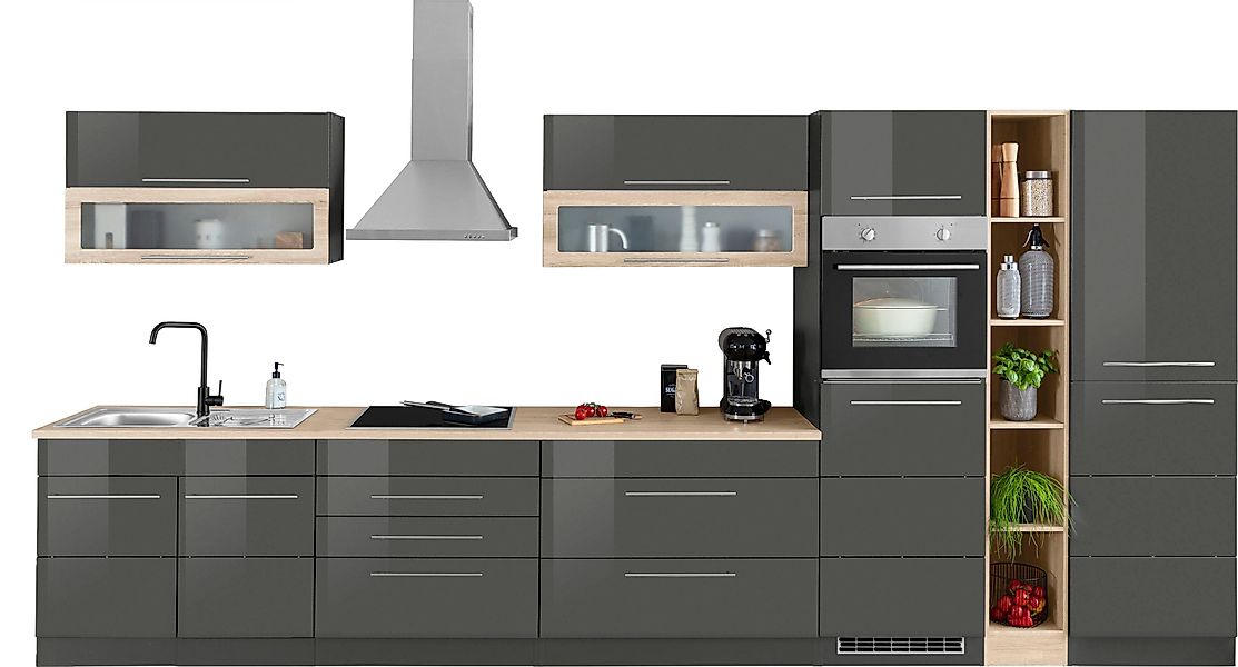 KOCHSTATION Küchenzeile KS-Wien, Breite 430 cm, günstig online kaufen