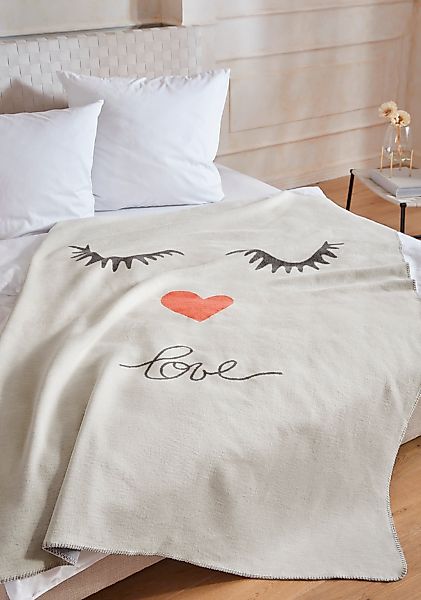 Guido Maria Kretschmer Home&Living Wohndecke "DKMS Life" unterstützt das Pa günstig online kaufen