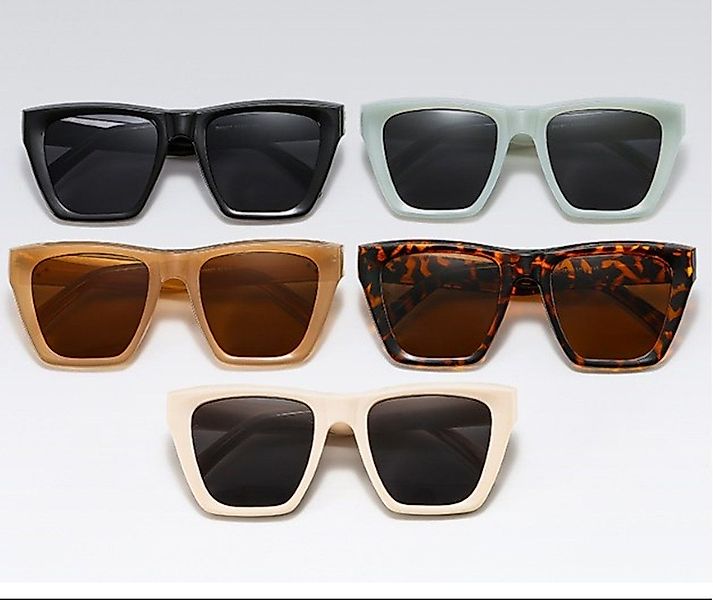 XDeer Sonnenbrille Sonnenbrille Damen Retro,Übergroße Quadratische günstig online kaufen