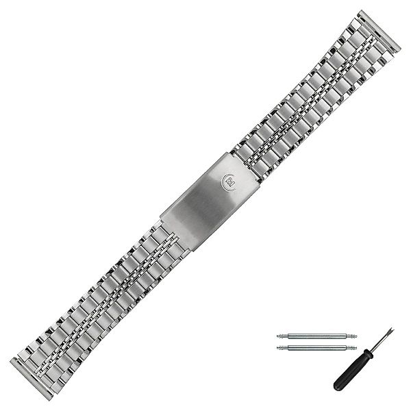 MARBURGER Uhrenarmband 18mm Edelstahl Silber günstig online kaufen