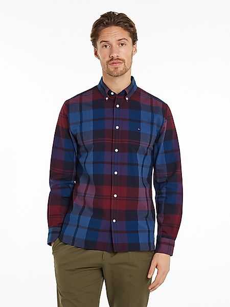 Tommy Hilfiger Langarmhemd OXFORD BLACKWATCH CHK günstig online kaufen