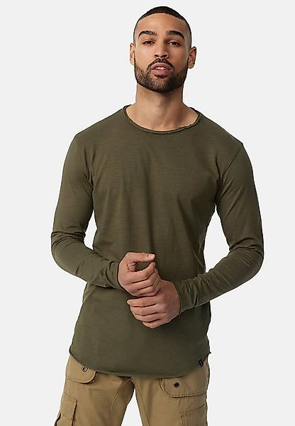 Indicode Langarmshirt Herren Willbur Longsleeve Shirt Herrenshirt Longsleev günstig online kaufen