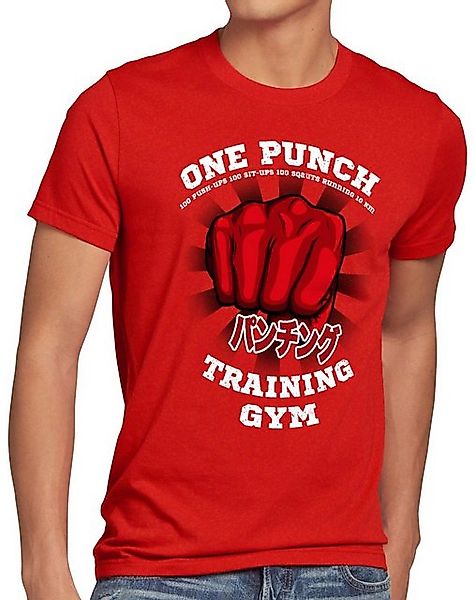 style3 T-Shirt One Punch Gym saitama anime manga man günstig online kaufen