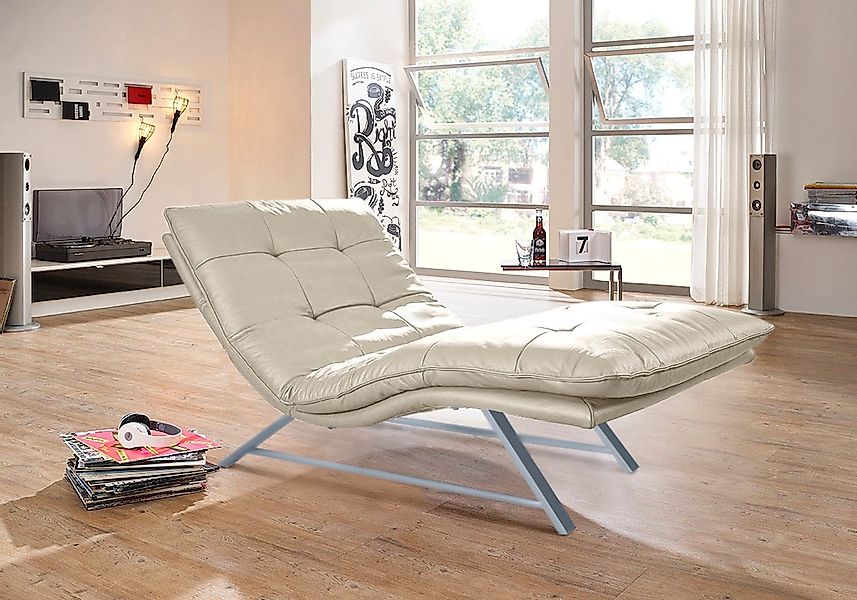 W.SCHILLIG Relaxliege "daily dreams" in Waffelkissen-Optik, wahlweise mit M günstig online kaufen