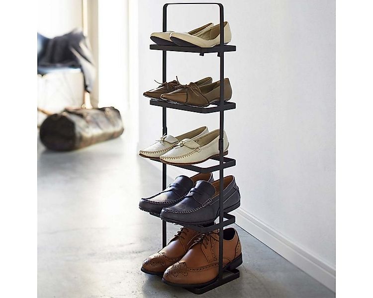 Yamazaki Schuhregal "Tower" aus Metall 22x77x14cm für 5 Paar Schuhe platzsp günstig online kaufen