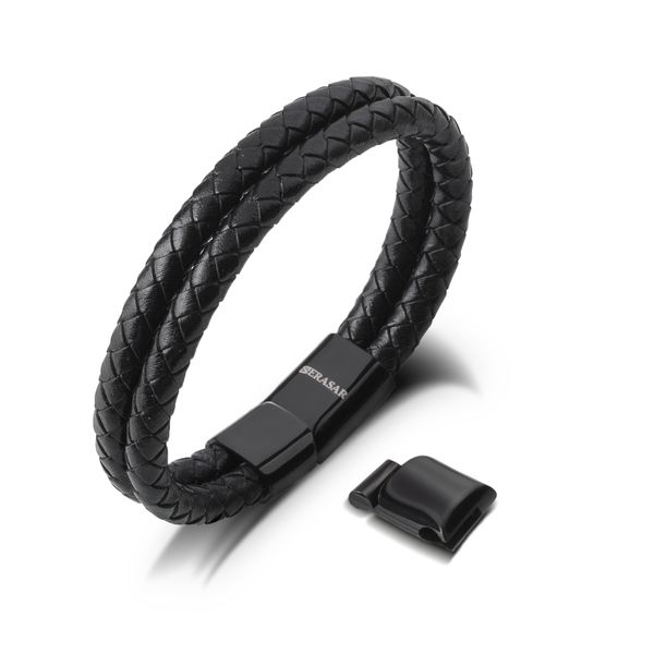 SERASAR Lederarmband "Flake" für Herren, mit günstig online kaufen