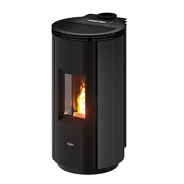 PEGASO Pelletofen Floyd Stahl Anthrazit 7,7 kW mit Automatik günstig online kaufen