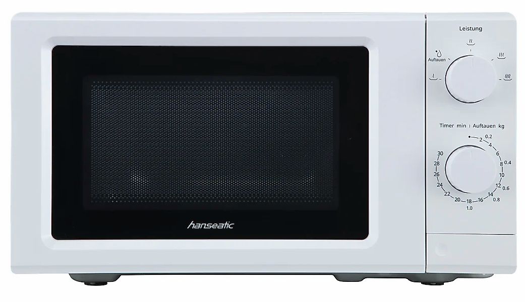 Hanseatic Mikrowelle "HM19" Mikrowelle 1020 W Leistung 700 W, Auftaufunktio günstig online kaufen