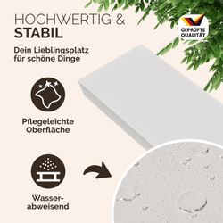 Casaria Wandboard, Weiß Hängeregal mit Halterung günstig online kaufen