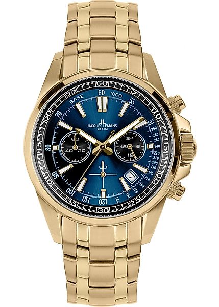 Jacques Lemans Chronograph Liverpool 1-2117ZI, Quarzuhr, günstig online kaufen