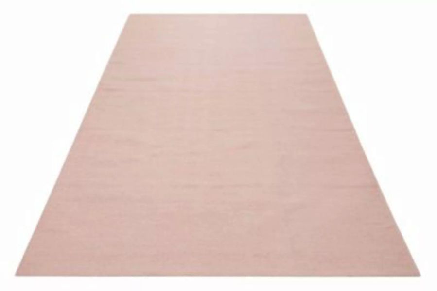 ESPRIT - Kelim Teppich - 5mm - 1,8kg/m² - Naturfaser rosa Gr. 200 x 290 günstig online kaufen