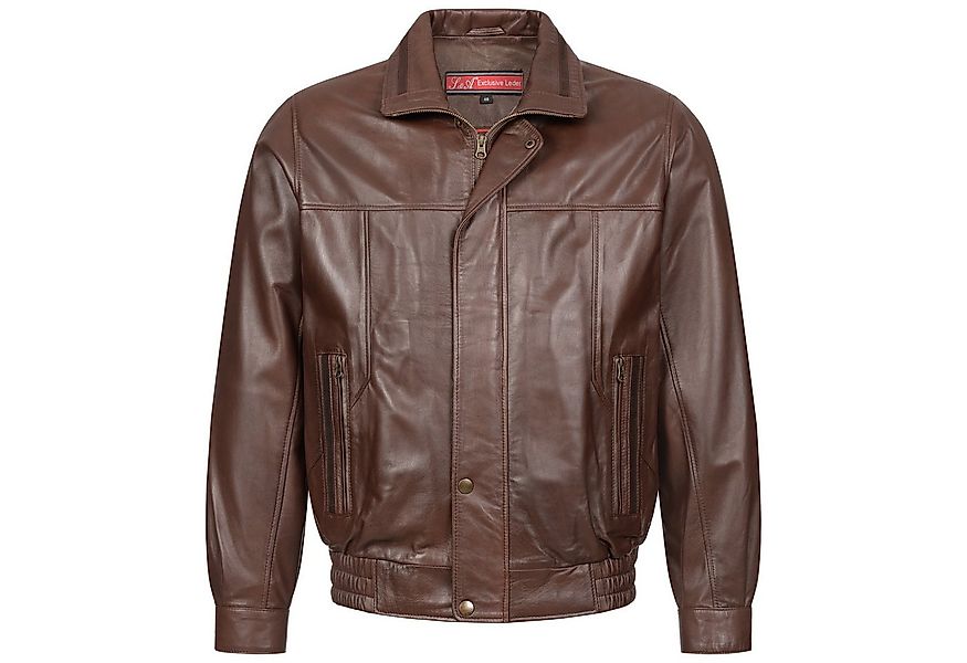 S&A Ledermoden Lederjacke Harry Herren-Blouson aus echtem Lammnappa-Leder m günstig online kaufen