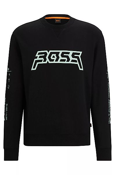 BOSS ORANGE Sweatshirt WeGrafix mit BOSS Schriftzug günstig online kaufen