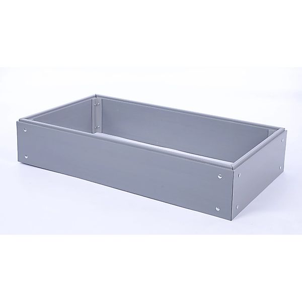 PROREGAL Hochbeete Growline Plast HxBxT 21x140x80cm 1 Ebene Grau günstig online kaufen