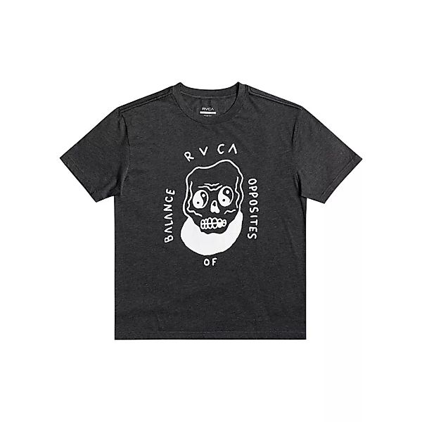 Rvca Benj Skull Kurzärmeliges T-shirt L Dark Charcoal günstig online kaufen