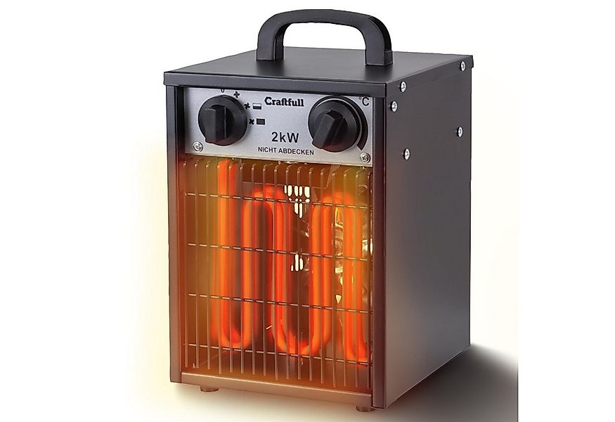 Craftfull Heizlüfter Elektro Heizgerät HL200 inkl. 3 J. Garantie - 3 Heizst günstig online kaufen