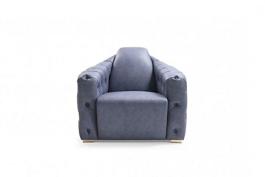 Xlmoebel Sofa Neues Chesterfield-Polsterset mit zwei einzelnen italienische günstig online kaufen