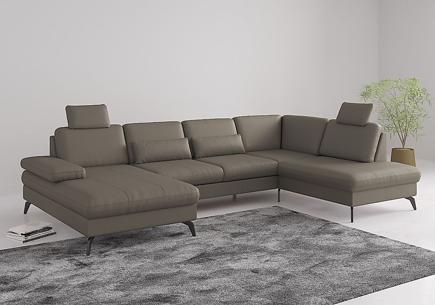 sit&more Wohnlandschaft "Morris U-Form, inkl. Sitztiefenverstellung" wahlwe günstig online kaufen
