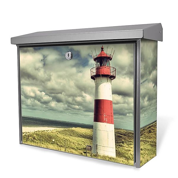 Banjado Briefkasten Edelstahl 38.5x31.5x12cm Ohne Zeitungsfach Inkl. Montag günstig online kaufen
