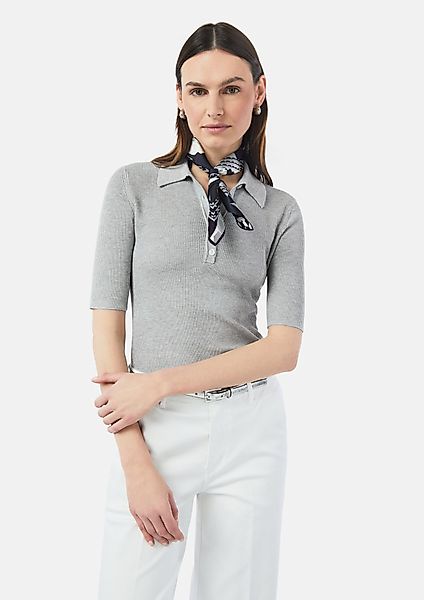 comma casual identity Kurzarmshirt Rippstrick-Shirt im günstig online kaufen