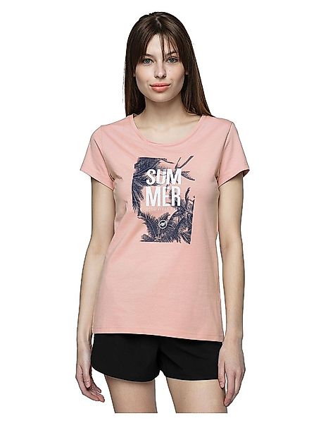 4f Kurzärmeliges T-shirt M Pale Coral günstig online kaufen